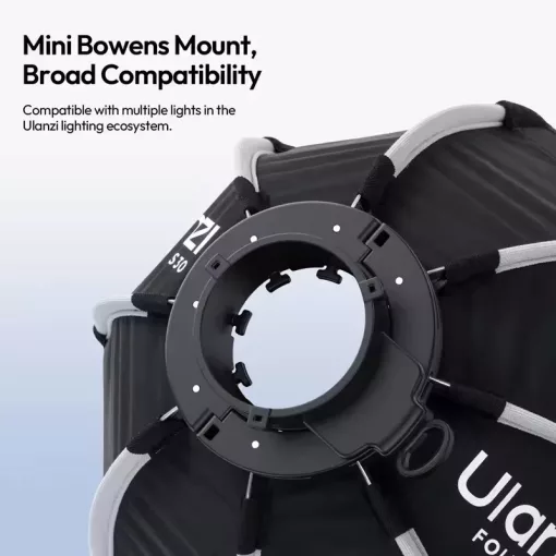 Ulanzi FOLD QS30 30cm-es nyitható octobox, mini Bowens csatlakozás (UL-L304)