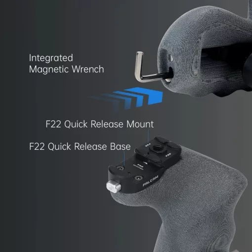 Falcam F22 Quick Release Side Handle PRO (Left)
