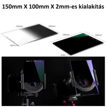 K&F Concept szűrőtartó készlet, KF-1812 - 100x100 mm-es, négyzet alakú szűrőhöz + 8db szűrő adapter