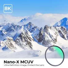 K&F Concept NANO-X series, B270, HD, MCUV szűrő, vízlepergető, karcálló, 86mm (KF-01-1413)