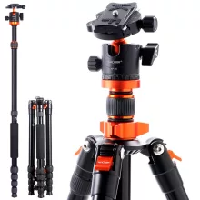 K&F Concept K255A4+BH-28L állvány + monopod, fekete-narancssárga V2 (KF-09-083V2)