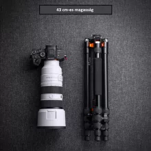 K&F Concept K255A4+BH-28L állvány + monopod, fekete-narancssárga V2 (KF-09-083V2)
