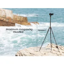 K&F Concept K255A4+BH-28L állvány + monopod, fekete-narancssárga V2 (KF-09-083V2)