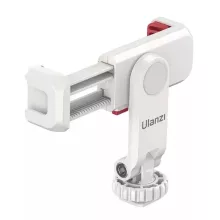 Ulanzi ST-06s telefon tartó adapter állványhoz, elforgatható, dönthető, vakupapucs adapterrel, fehér (UL-3057)