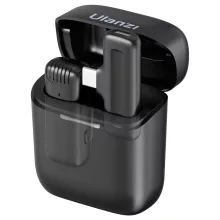 Ulanzi J11 vezeték nélküli Lavalier mikrofon, 1 mikrofon és 1 vevő, usb-c csatlakozás, fekete      – Regisztráljon, hogy elsőként (3134)