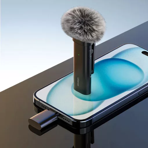 Ulanzi WM-10 csiptetős vezeték nélküli mikrofon, zajszűrés, usb-c csatlakozóval (UL-3328A)
