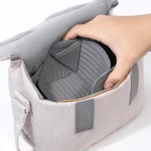 Ulanzi B011 ultrakönnyű fotós oldaltáska, 3-4 liter, vízlepergető szövet, világos szürke (UL-B011)