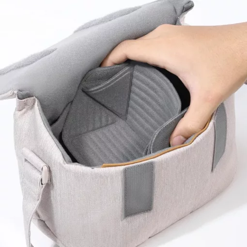 Ulanzi B011 ultrakönnyű fotós oldaltáska, 3-4 liter, vízlepergető szövet, világos szürke (UL-B011)