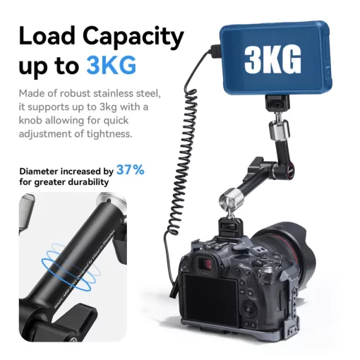 Ulanzi R011a super clamp, satu, rögzítőbilincs, HD01 10"-os magic arm (UL-T018)