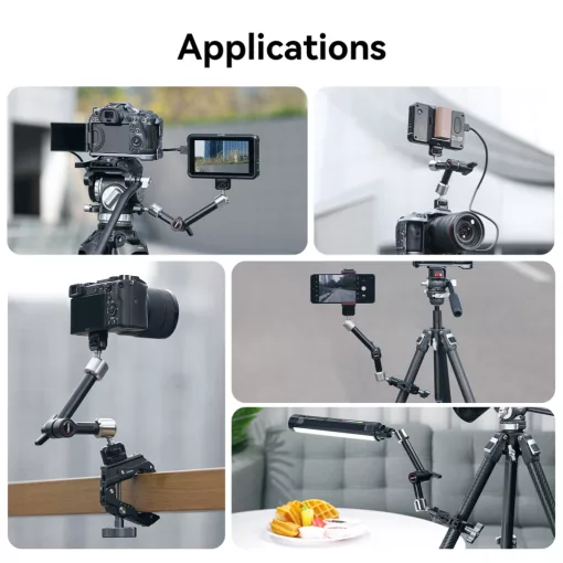 Ulanzi R011a super clamp, satu, rögzítőbilincs, HD01 10"-os magic arm (UL-T018)
