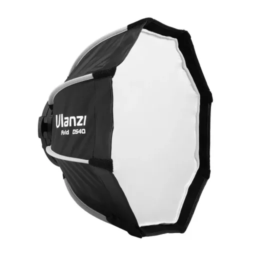 Ulanzi D540 40cm-es nyitható octagonal softbox méhsejtráccsal, Mini Bowens csatlakozás (UL-L066)