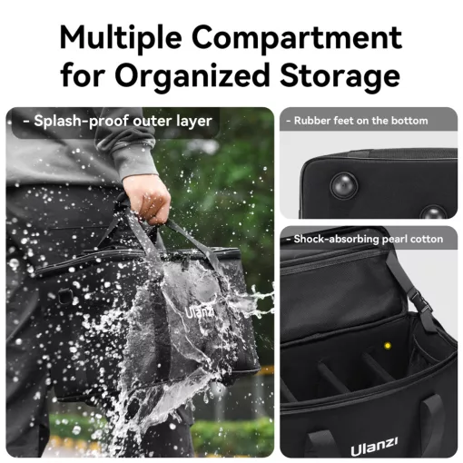Ulanzi OM-01 mini multifunciós hordtáska, szabadon variálható elválasztó elemekkel (UL-B053)