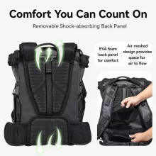 Ulanzi BT01 Business Travel Backpack, fotós hátizsák, 25-32L (UL-B001)