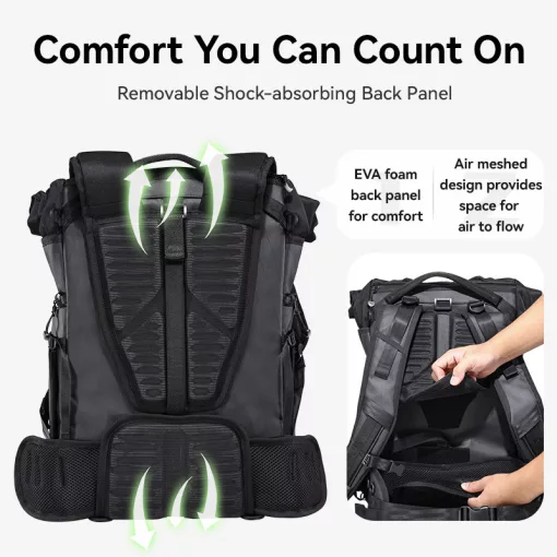 Ulanzi BT01 Business Travel Backpack, fotós hátizsák, 25-32L (UL-B001)