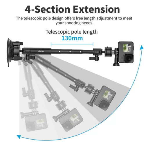 Ulanzi ZJ01 tapadókorong, telefon és Go-Quick II Gopro tartó adapter (UL-T086)