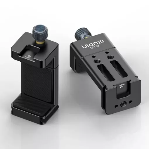 Ulanzi MA33 telefontartó adapter, arca swiss, 1db vakupapucs, 3db 1/4" csatlakozó, fém (UL-M022)