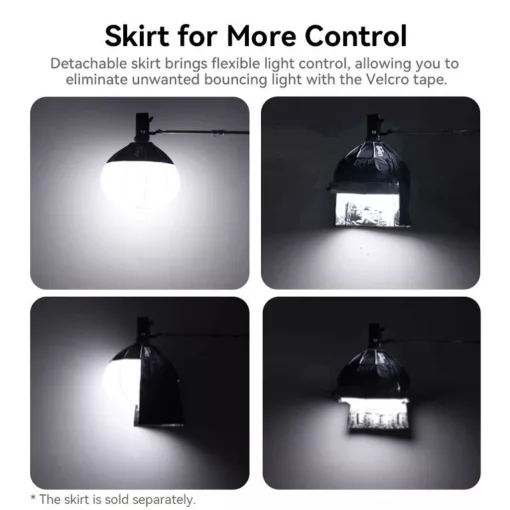 Ulanzi szoknya gömb softboxhoz/lanternhez, 80cm, 2db (UL-L109)
