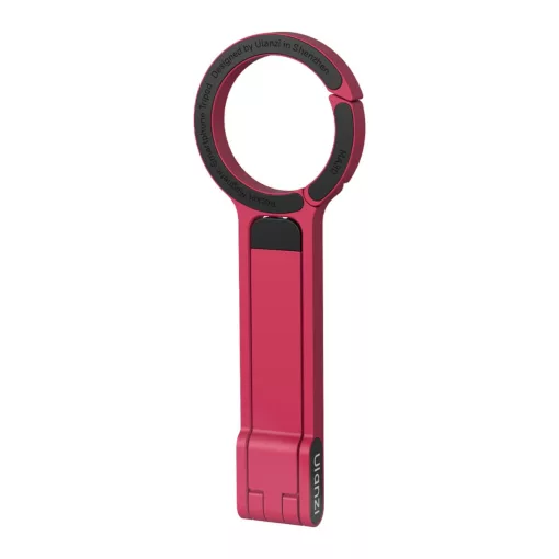 Ulanzi MA30 összehajtható mini állvány, Magsafe kompatibilis telefonokhoz, karabiner, rózsaszín (UL-T162)