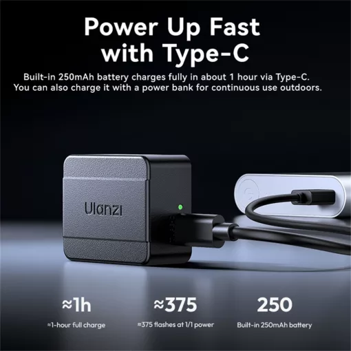 Ulanzi SL01 Spark Lite mini vaku, GN8, középpontos érintkező (UL-L131)