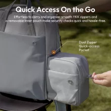 Ulanzi F08, B159, 18L könnyű utazó táska, fotós hátizsák, szürke (UL-B159)