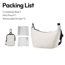 Ulanzi HMN1 Lunar oldaltáska, ráadás kis tokkal, törtfehér (UL-B160)