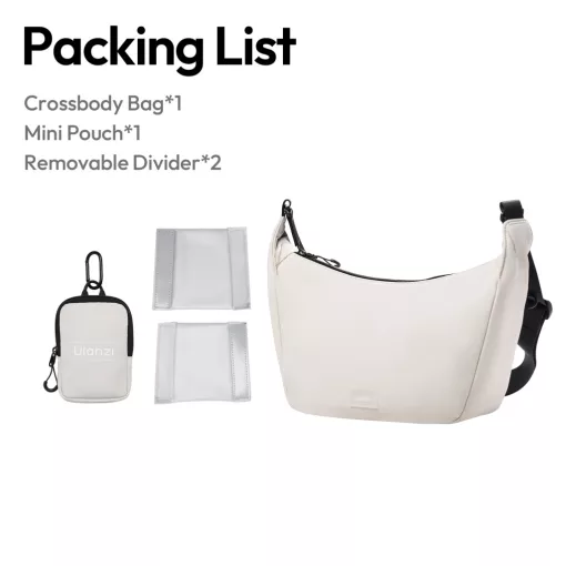 Ulanzi HMN1 Lunar oldaltáska, ráadás kis tokkal, törtfehér (UL-B160)