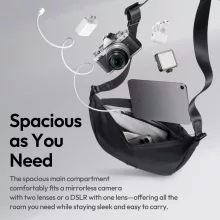 Ulanzi HMN1 Lunar oldaltáska, ráadás kis tokkal, törtfehér (UL-B160)