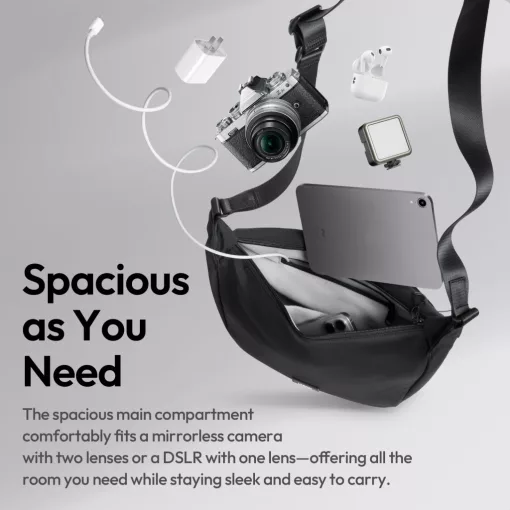 Ulanzi HMN1 Lunar oldaltáska, ráadás kis tokkal, törtfehér (UL-B160)