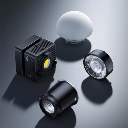 Ulanzi 65W EC65 bi-color Led lámpa fényformálókkal, 46Wh akku, 2500-6500K, APP vezérlés, mini Bowens (UL-L187)