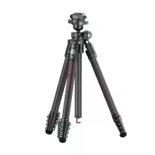 Ulanzi JJ06 Overhead GlideGo, karbon videó állvány, 44-187cm, 18kg teherbírás, Uka gyorscseretalp (UL-T081)