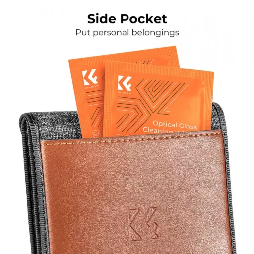 K&F Concept szűrőtartó tok, 3db szűrő számára, 37-62mm (KF-13-139)