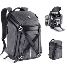 K&f Concept Alpha Backpack 25 literes, fotós hátizsák, vízálló, szürke (KF-13-105)