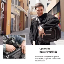 K&f Concept Alpha Backpack 25 literes, fotós hátizsák, vízálló, szürke (KF-13-105)