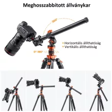 K&F Concept elforgatható univerzális középoszlop, állványokhoz (KF-31-037)