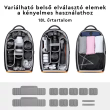 K&F Concept Beta hátizsák 18L V3, fekete narancs (KF-13-140)