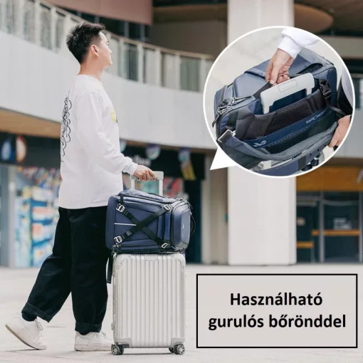 K&f Concept Alpha Backpack 25 literes, fotós hátizsák, vízálló, kék (KF-13-105V2)