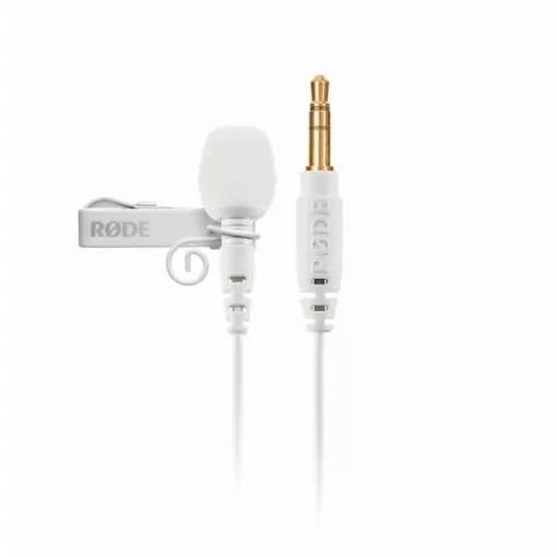 RODE Lavalier GO csíptetős mikrofon Wireless GO vezeték nélküli rendszerhez TRS kis jack csatlakozóval, fehér (LAVGO-W)