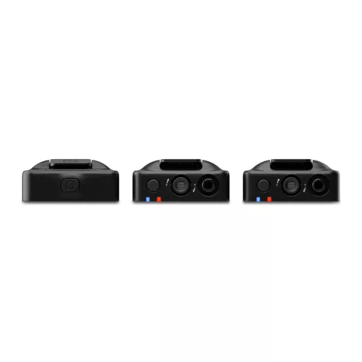 RODE Wireless GO GEN3 kompakt két csatornás digitális vezeték nélküli mikrofon rendszer adóba épített mikrofonnal, fekete (WIGO III - 1 vevő 2 adó)