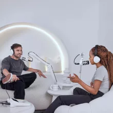 RODE RODECASTER FEHÉR DUO PODCAST ÉS AUDIO PRODUKCIÓS KEVERŐ (RC DUO-W)