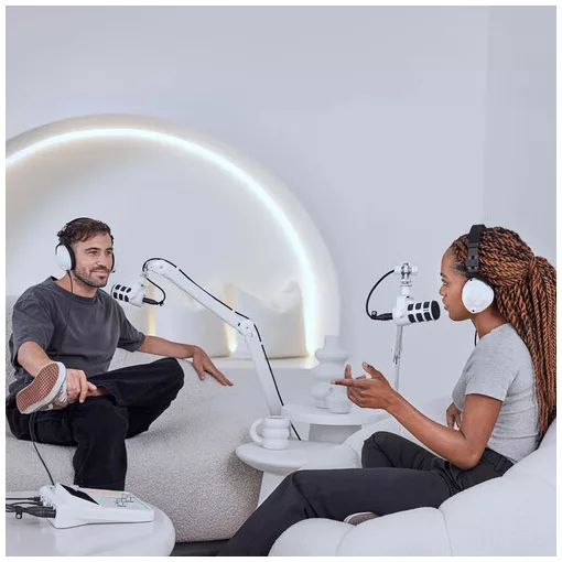 RODE RODECASTER FEHÉR DUO PODCAST ÉS AUDIO PRODUKCIÓS KEVERŐ (RC DUO-W)