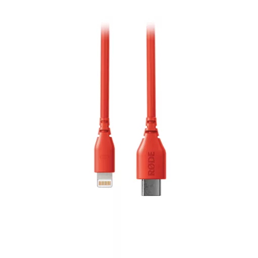 RODE SC21-R USB-C - Lightning átalakító kábel, 0.3m, piros