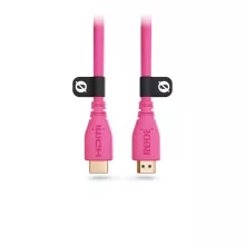 RODE HDMI Cable prémium HDMI kábel,  1.5m, rózsaszín