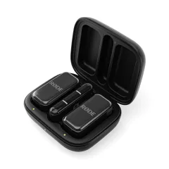   RODE Wireless Micro-C ultra kompakt két csatornás vezeték nélküli mikrorofonrendszer USB-C csatlakozóval, fekete