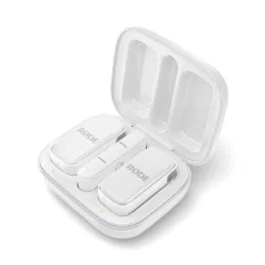   Rode Wireless Micro-L ultra kompakt két csatornás vezeték nélküli mikrorofonrendszer Lightning csatlakozóval, fehér