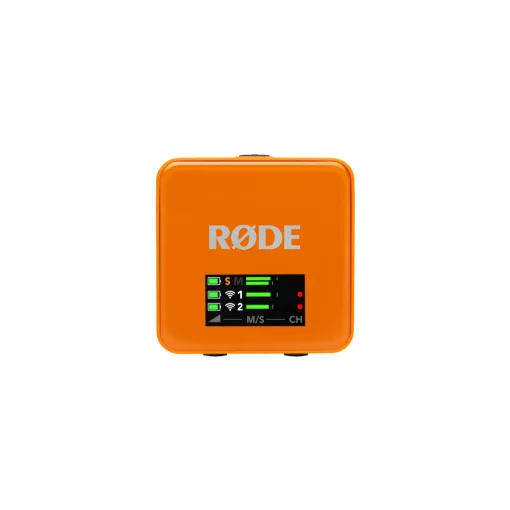 RODE Wireless GO GEN3 két csatornás vezeték nélküli mikrofon rendszer, narancssárga