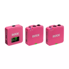 RODE Wireless GO GEN3 két csatornás vezeték nélküli mikrofon rendszer, rózsaszín
