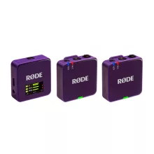 RODE Wireless GO GEN3 két csatornás vezeték nélküli mikrofon rendszer, lila