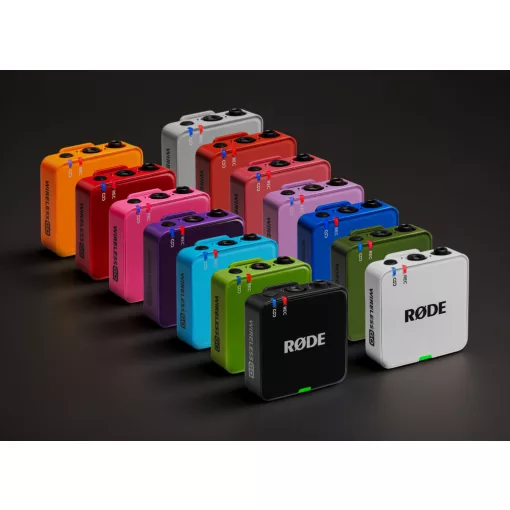 RODE Wireless GO GEN3 két csatornás vezeték nélküli mikrofon rendszer, lila