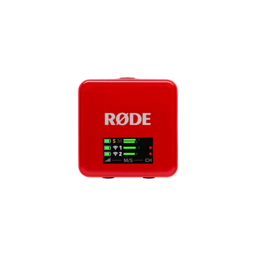 RODE Wireless GO GEN3 két csatornás vezeték nélküli mikrofon rendszer, piros