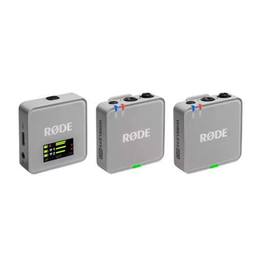 RODE Wireless GO GEN3 két csatornás vezeték nélküli mikrofon rendszer, szürke